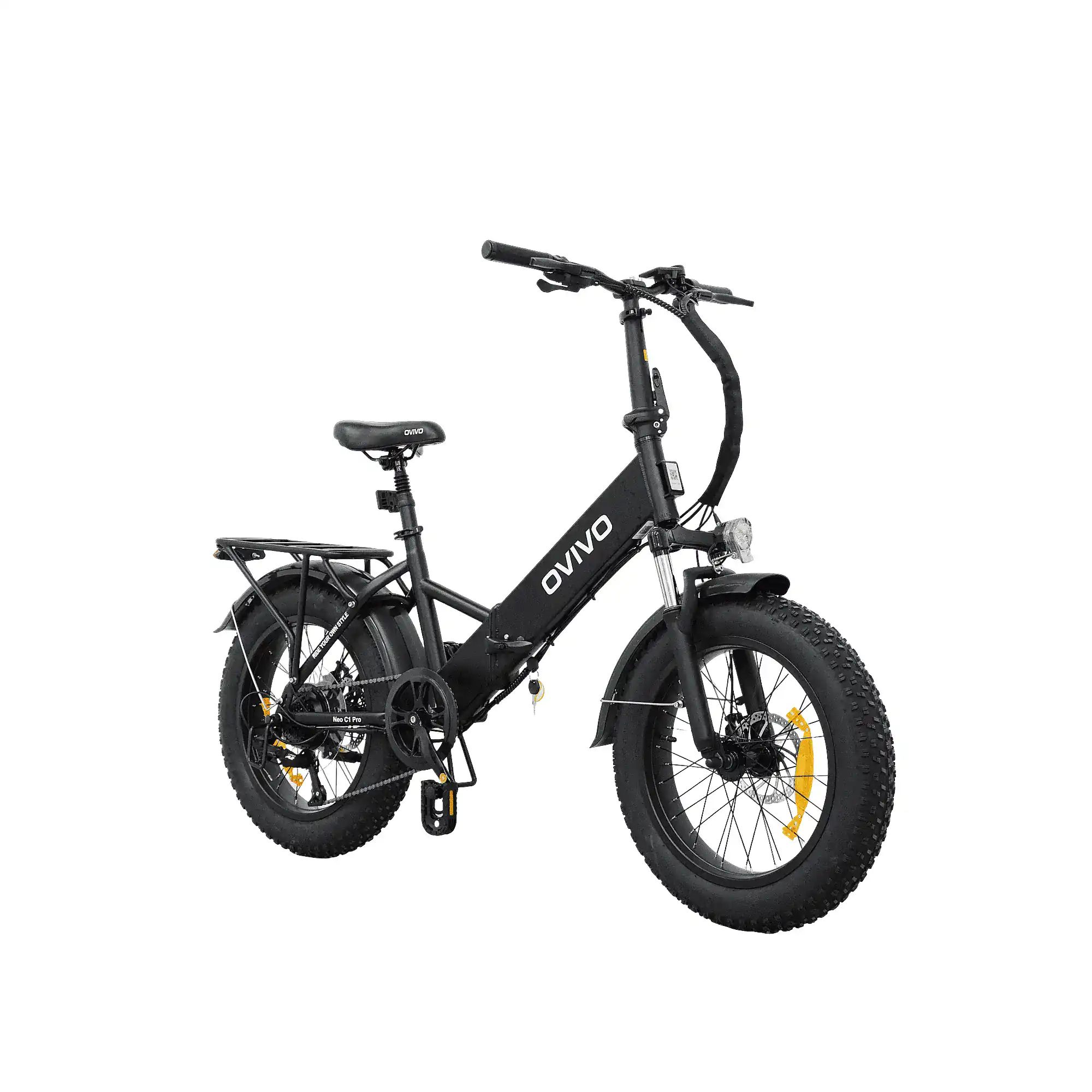 Rower elektryczny OVIVO NEO C1 PRO czarny - obrazek 15