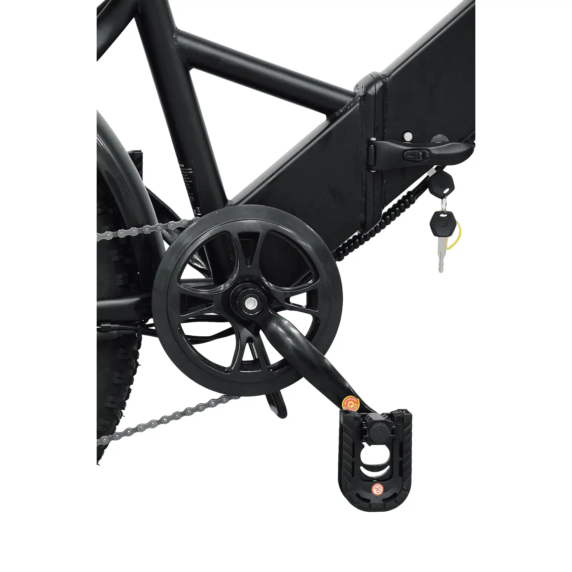 Rower elektryczny OVIVO NEO C1 PRO czarny - obrazek 9