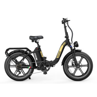 Rower elektryczny OVIVO C2 Pro czarno złoty